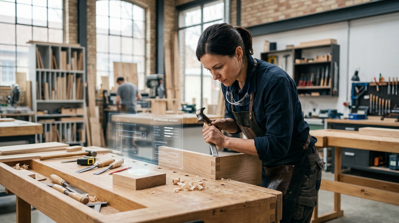 Angebotserstellung Handwerk: Wie Betriebe wöchentlich 5 Stunden einfach zurückgewinnen
